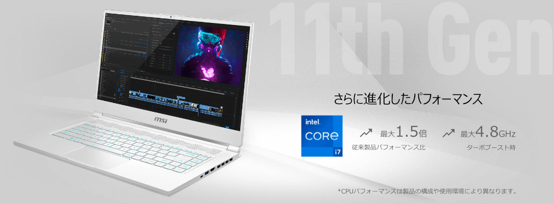 見事な創造力 高性能ゲーミングノートPC MSI Stealth 15M A11SEK