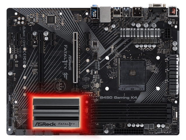 ASRock Fatal1ty B450 Gaming K4 AMD 400シリーズ Socket AM4対応 AMD B450チップセット搭載ATXマザーボード  - 製品詳細 | パソコンSHOPアーク（ark）