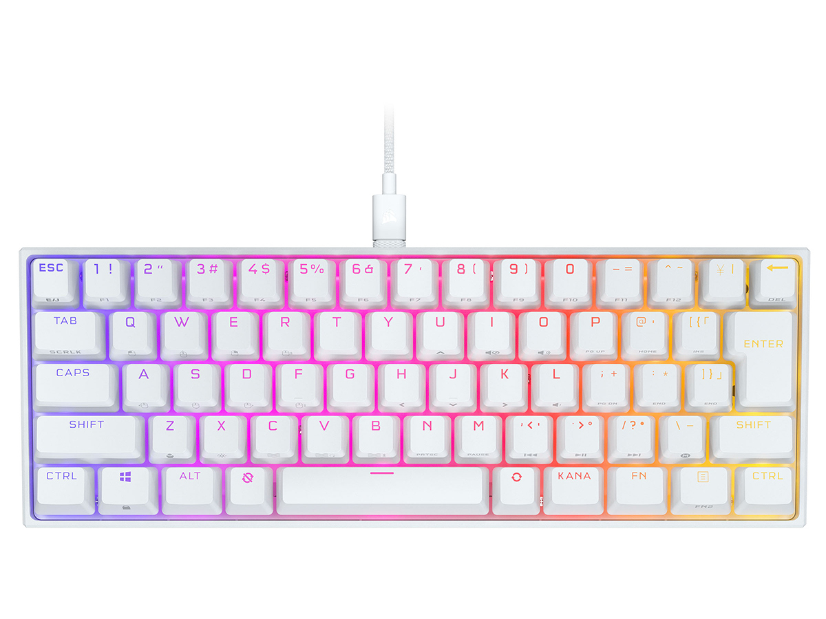 お気にいる】 Corsair K65mini +キーキャップ 白 sushitai.com.mx