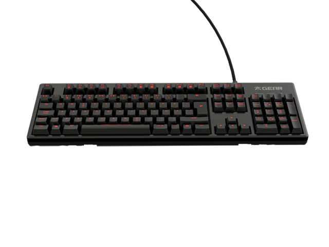 Fnatic Gear Rush Pro Gaming Keyboard Red MX Cherry Switches US Rush G1 Pro  - 製品詳細 | パソコンSHOPアーク（ark）