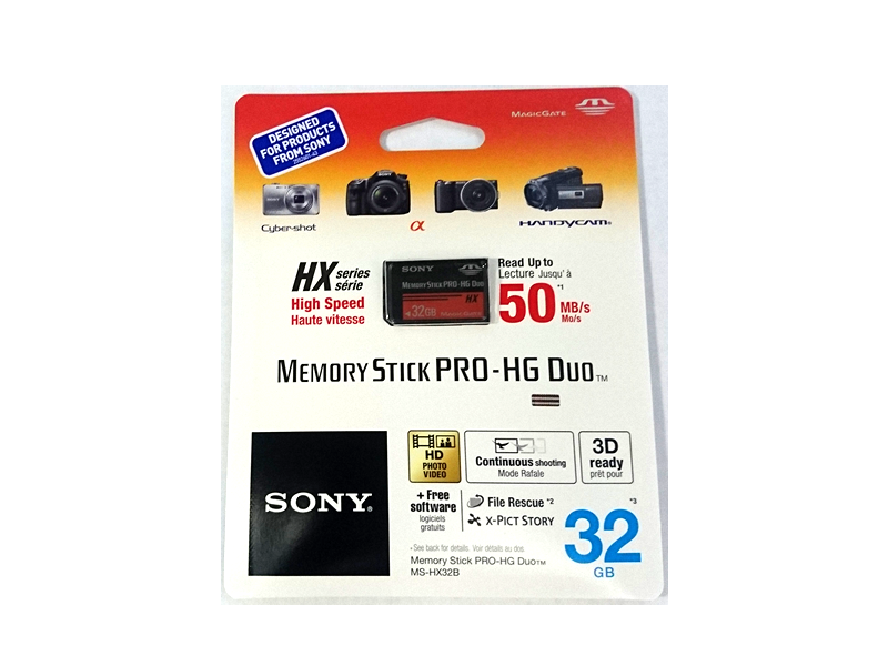SONY MS-HX32B Pro Duo Memory Stick Pro-HG Duo 32GB [海外並行輸入パッケージ品] - 製品詳細 |  パソコンSHOPアーク（ark）