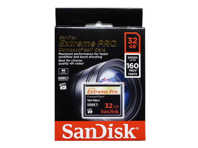 SanDisk SDCFXPS-032G-X46 ExtremePro コンパクトフラッシュ Extreme Proシリーズ 32GB 1067倍速  [海外並行輸入品] - 製品詳細 | パソコンSHOPアーク（ark）