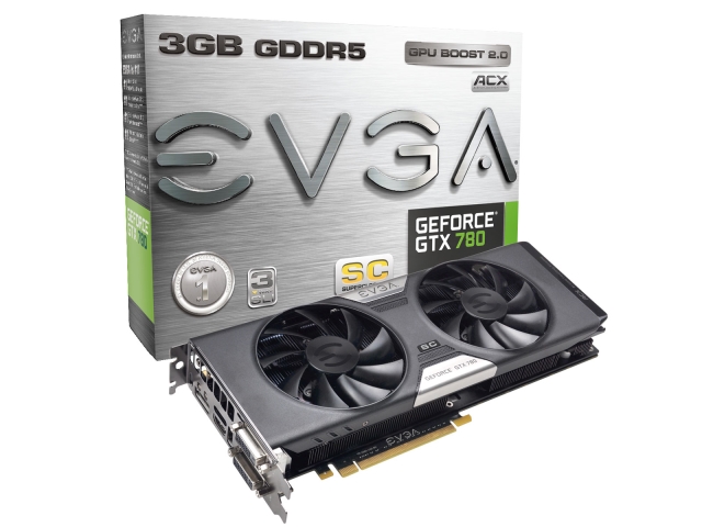 eVGA GeForce GTX 780 SC w/ ACX Cooler (03G-P4-2784-KR / 国内代理店版) - 製品詳細 |  パソコンSHOPアーク（ark）
