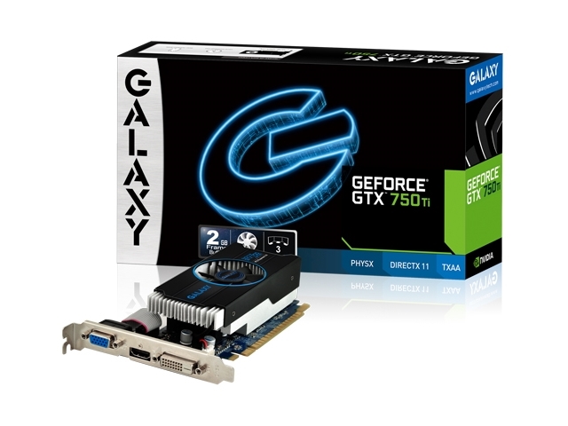 GALAXY GF PGTX750TI-OC-LP/2GD5 GeForce GTX 750 Ti 2GB 128-bit GDDR5 PCI  Express対応ビデオカード - 製品詳細 | パソコンSHOPアーク（ark）