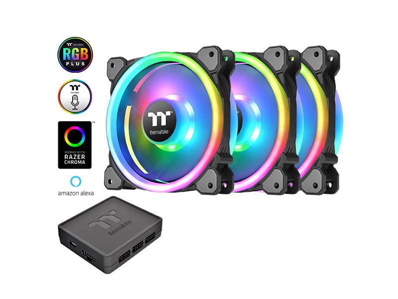 Thermaltake Riing Trio 12 LED RGB Radiator Fan TT Premium Edition (3-Fan  Pack) Riing Trio - 製品詳細 | パソコンSHOPアーク（ark）