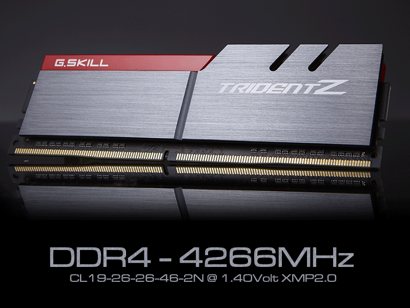 DDR4最速更新で4266MHzに到達、一番乗りはまたもG.Skill「Trident Z」シリーズ | Ark Tech and Market  News Vol.300249