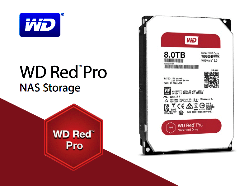 NAS向けWD Red PROシリーズに8TBモデル「WD8001FFWX」が追加ラインナップ | Ark Tech and Market News  Vol.300755