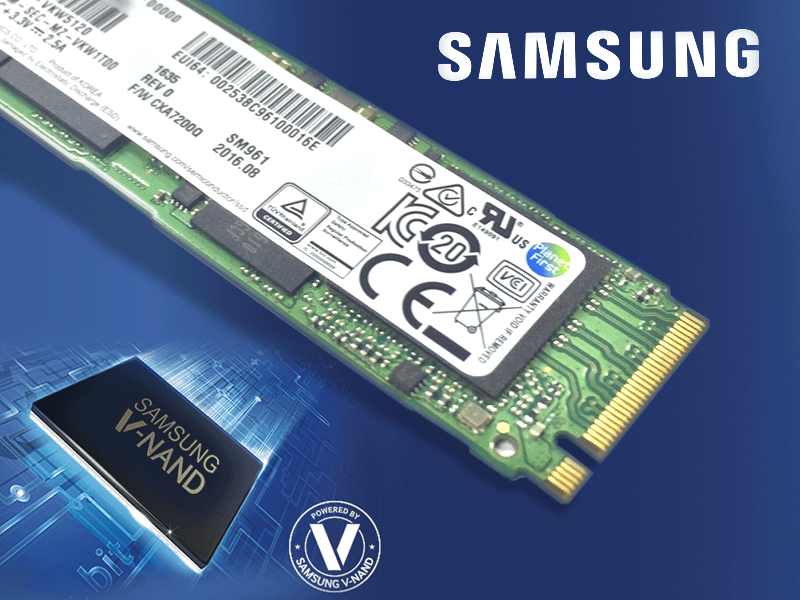 多層型MLC V-NAND採用M.2 PCIe 3.0 x4 NVMe SSD「SM961」シリーズ登場 | Ark Tech and Market  News Vol.300848