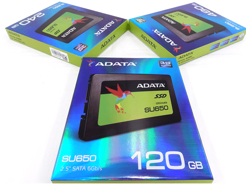 HDDからのアップグレードに、ADATAからも3D NAND採用2.5インチSATA SSD「SU650」シリーズ | Ark Tech and  Market News Vol.3001894