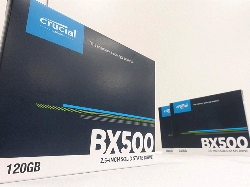 Crucialから安価なエントリー向け2.5インチSATA SSD 「BX500」シリーズ登場 | Ark Tech and Market News  Vol.3002308
