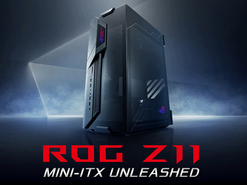 ASUS ROGから究極のMini-ITX SLIMケース「ROG Z11 GAMING CASE GR101 