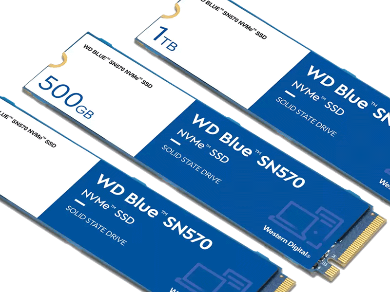 青い第3世代はジャストバランス、WD PCIe3.0X4 NVMe M.2 2280 SSD「WD Blue SN570 NVMe SSD」シリーズ販売開始  | Ark Tech and Market News Vol.3003805